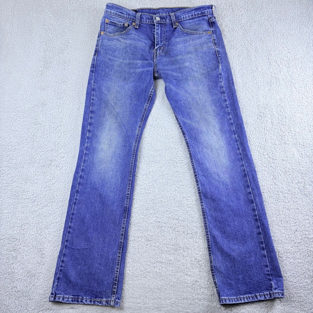 Levi's 527 Slim Bootcut Jeans Mens 31 Blue Denim Stretch Medium Wash 31x32